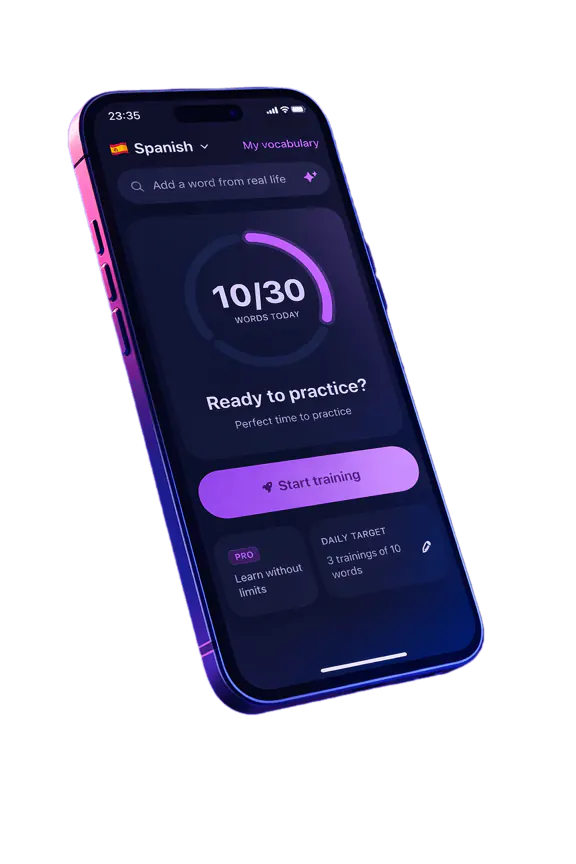 VibeLing app interface